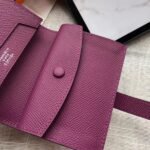 HERM Bearn Mini Wallet In Purple Epsom Leather - 图片 5