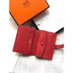 HERM Bearn Mini Wallet In Red Epsom Leather - 图片 3