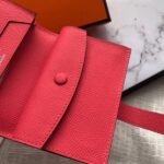HERM Bearn Mini Wallet In Rose Lipstick Epsom Leather - 图片 5
