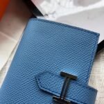 HERM Bearn Mini Wallet In Sky Blue Epsom Leather - 图片 2