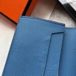 HERM Bearn Mini Wallet In Sky Blue Epsom Leather - 图片 4