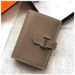 HERM Bearn Mini Wallet In Taupe Epsom Leather