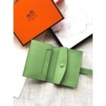 HERM Bearn Mini Wallet In Vert Criquet Epsom Leather - 图片 3