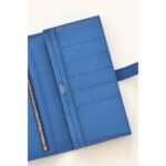 HERM Bearn Long Handmade Wallet in Blue France Epsom Calfskin - 图片 6