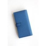 HERM Bearn Long Handmade Wallet in Blue France Epsom Calfskin - 图片 9