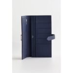 HERM Bearn Long Handmade Wallet in Blue Saphir Epsom Calfskin - 图片 2