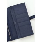 HERM Bearn Long Handmade Wallet in Blue Saphir Epsom Calfskin - 图片 5