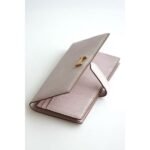 HERM Bearn Long Handmade Wallet in Mauve Pale Epsom Calfskin - 图片 4