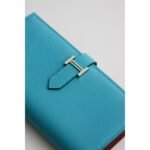 HERM Bearn Verso Long Wallet in Blue du Nord Epsom Calfskin - 图片 2