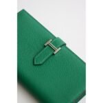 HERM Bearn Long Handmade Wallet in Vert Vertigo Epsom Calfskin - 图片 2