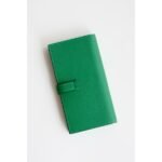 HERM Bearn Long Handmade Wallet in Vert Vertigo Epsom Calfskin - 图片 9