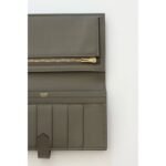 HERM Bearn Long Handmade Wallet in Etain Swift Calfskin - 图片 5