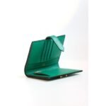 HERM Bearn Compact Handmade Wallet in Vert Jade Chevre Mysore Goatskin - 图片 5
