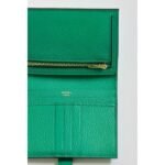 HERM Bearn Compact Handmade Wallet in Vert Jade Chevre Mysore Goatskin - 图片 6