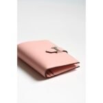 HERM Bearn Compact Handmade Wallet in Rose Sakura Chevre Mysore Goatskin - 图片 3