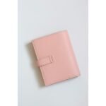 HERM Bearn Compact Handmade Wallet in Rose Sakura Chevre Mysore Goatskin - 图片 9