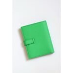 HERM Bearn Compact Handmade Wallet in Vert Comics Chevre Mysore Goatskin - 图片 9