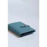 HERM Bearn Compact Handmade Wallet in Blue Jean Epsom Calfskin - 图片 2