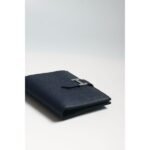 HERM Bearn Compact Handmade Wallet in Blue Saphir Epsom Calfskin - 图片 7
