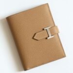 HERM Bearn Compact Handmade Wallet in Chai Epsom Calfskin