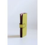 HERM Bearn Compact Verso Handmade Wallet in Lime Epsom Calfskin