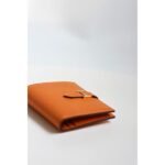 HERM Bearn Compact Handmade Wallet in Orange Epsom Calfskin - 图片 3