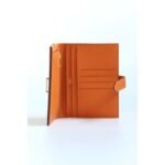 HERM Bearn Compact Handmade Wallet in Orange Epsom Calfskin - 图片 5