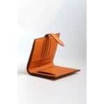 HERM Bearn Compact Handmade Wallet in Orange Epsom Calfskin - 图片 6