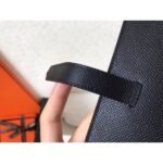 HERM Black Epsom Bearn Gusset Wallet - 图片 6