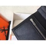 HERM Black Epsom Bearn Gusset Wallet - 图片 7