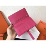 HERM Peach Epsom Bearn Gusset Wallet - 图片 4