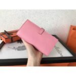 HERM Pink Epsom Bearn Gusset Wallet - 图片 3