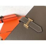 HERM Taupe Epsom Bearn Gusset Wallet - 图片 2