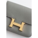 HERM Constance Slim Wallet in Gris Meyer Epsom Calfskin - 图片 5
