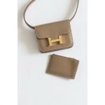 HERM Constance Slim Wallet in Taupe Epsom Calfskin - 图片 2