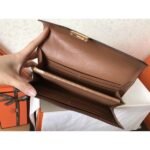 HERM Constance Long Wallet In Gold Epsom Leather - 图片 6