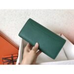HERM Constance Long Wallet In Malachite Epsom Leather - 图片 2