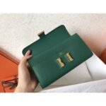 HERM Constance Long Wallet In Malachite Epsom Leather - 图片 3