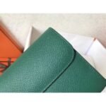 HERM Constance Long Wallet In Malachite Epsom Leather - 图片 6