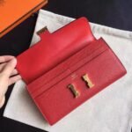 HERM Constance Long Wallet In Red Epsom Leather - 图片 3