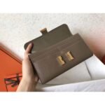 HERM Constance Long Wallet In Taupe Epsom Leather - 图片 2