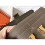 HERM Constance Long Wallet In Taupe Epsom Leather - 图片 3