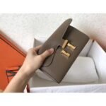HERM Constance Long Wallet In Taupe Epsom Leather - 图片 5