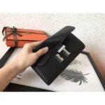 HERM Constance Long Wallet In Black Swift Leather - 图片 6