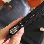 HERM Dogon Duo Wallet In Black Clemence Leather - 图片 4