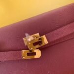 herm kelly classique to go wallet in bordeaux epsom calfskin