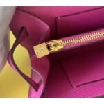 herm kelly classique to go wallet in magnolia epsom calfskin