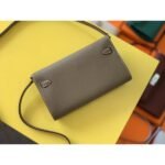 HERM Kelly Classique To Go Wallet In Taupe Epsom Calfskin - 图片 2