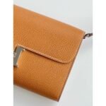 HERM Constance To Go Wallet in Gold Epsom Calfskin - 图片 6