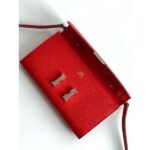 HERM Constance To Go Wallet in Red Epsom Calfskin - 图片 3